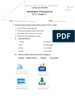 Substitution Worksheet 3 & 4