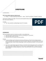7 Figure Copywriting Landing Page Wireframe