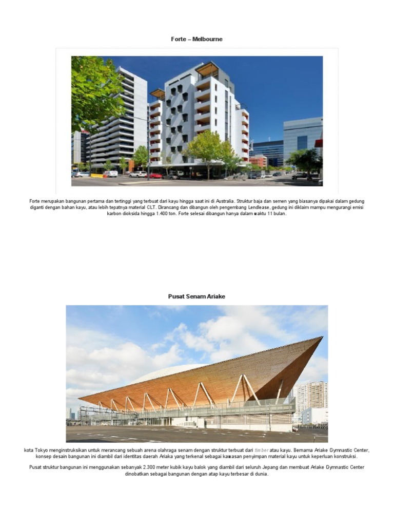 Bangunan Dengan Struktur Kayu | PDF