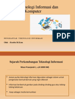 Pertemuan 2 Sejarah Teknologi Informasi Dan Pengenalan Komputer