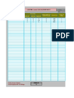 Lighting Lumen Calculation Sheet