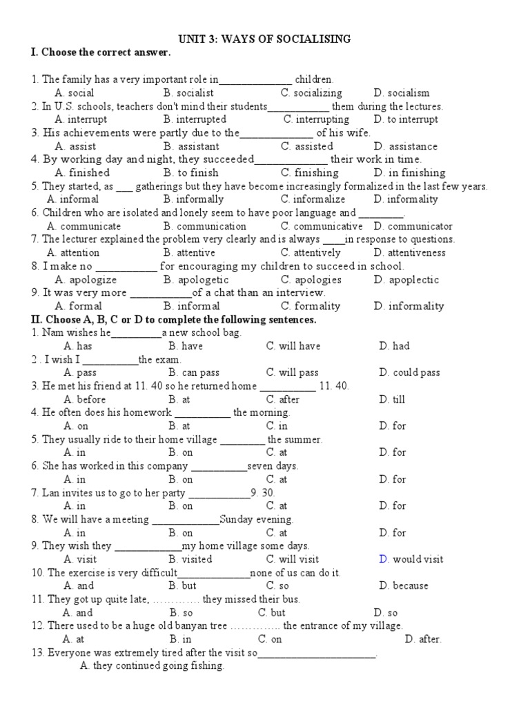 Review Unit 3 Pdf Language Arts Discipline