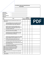 Ceklist Inspeksi Sebelum Pengoperasian Bulldozer