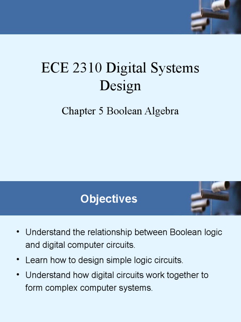 Boolean Algebra in Digital Systems | PDF | Logic Gate | Boolean Algebra