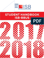 ISB-BBUS StudentHandbook2017-2018 Web