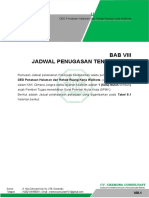 Cremona 08. Bab 8 - Jadwal Penugasan Tenaga Ahli