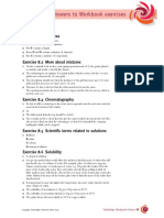 Solubility of Compounds in Water