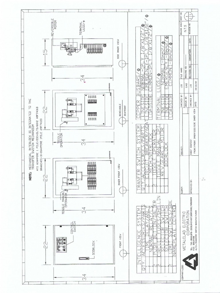 ATS Shop Drawing | PDF