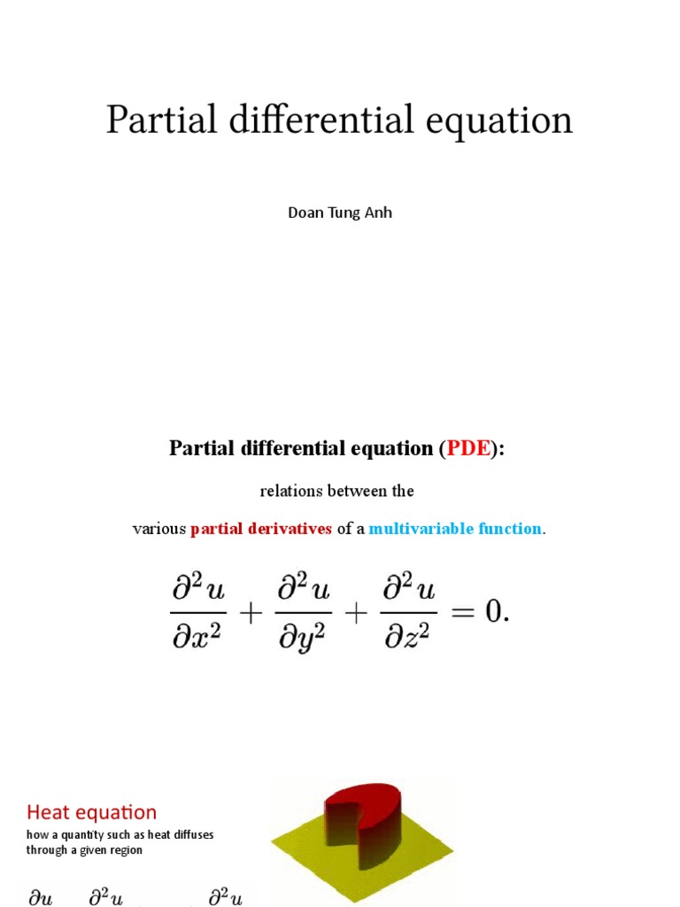 Python Simulation - PARTIAL DIFFERENTIAL EQUATION | PDF | Partial ...