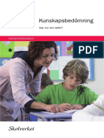 Korp. H. Kunskapsbedömning, vad, hur och varför