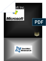 Microsoft Inc. Company Profile &amp SWOT Analysis