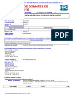 Fiche de Données de Sécurité: SECTION 1: Identification de La Substance/du Mélange Et de La Société/ L'entreprise