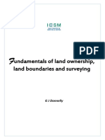 Fundamentals of Land Ownership Land Boundaries and Surveying
