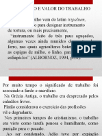 Significado e valor do trabalho: da punição à realização humana