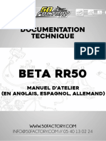 Beta RR 50 - Manuel D'atelier