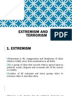 EXTREMISM and TERRORISM - 1