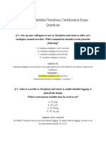 HashiCorp Certified Terraform Exam Questions