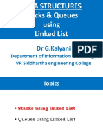 Stacks and Queues With Linked List