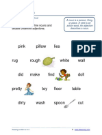 Grade 1 Parts of Speech A