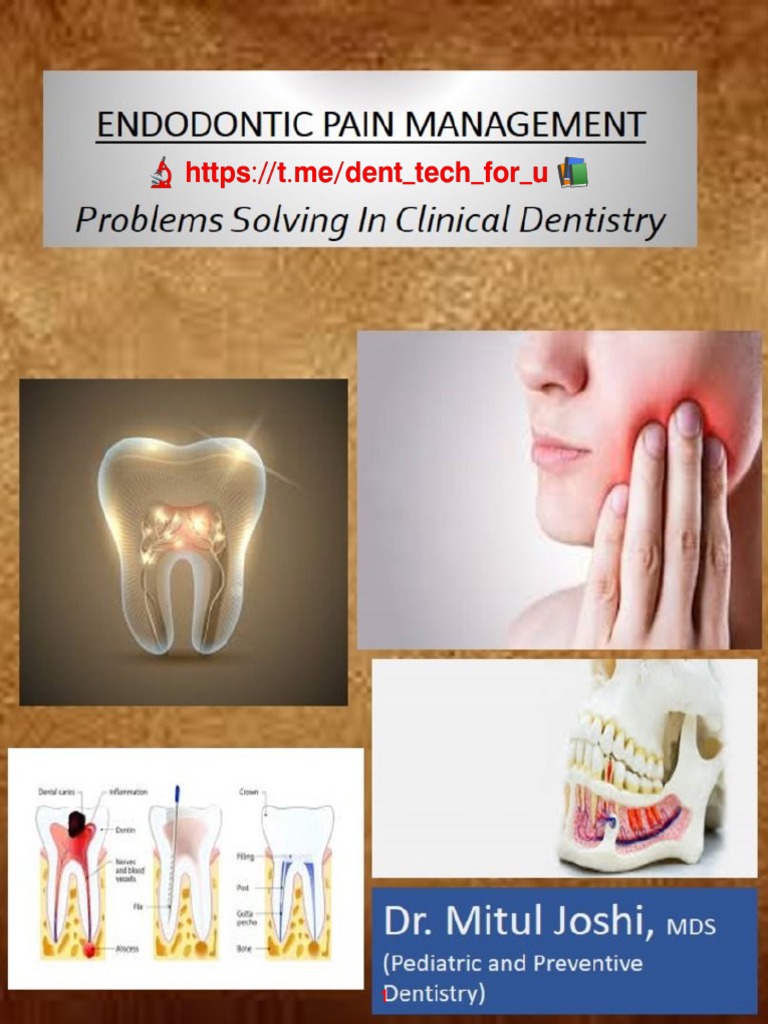 Endodontic Pain Management Pro Dr Mitul Joshi Pdf Inflammation