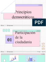 Principios democráticos: Participación ciudadana y Estado de derecho