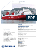 Transportes Marítimos de Alcudia, S.A. 2003: Main Particulars