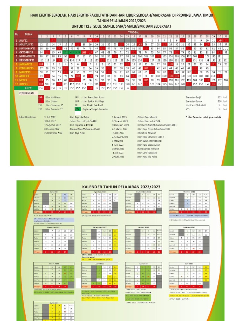 Kalender Pendidikan Terbaru | PDF