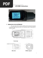 LCD S886 Instructions