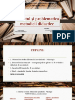 Obiectul Si Problematica Metodicii Didactice - Cojocaru Elena Monalisa Si Toader Cristina (1) (1)
