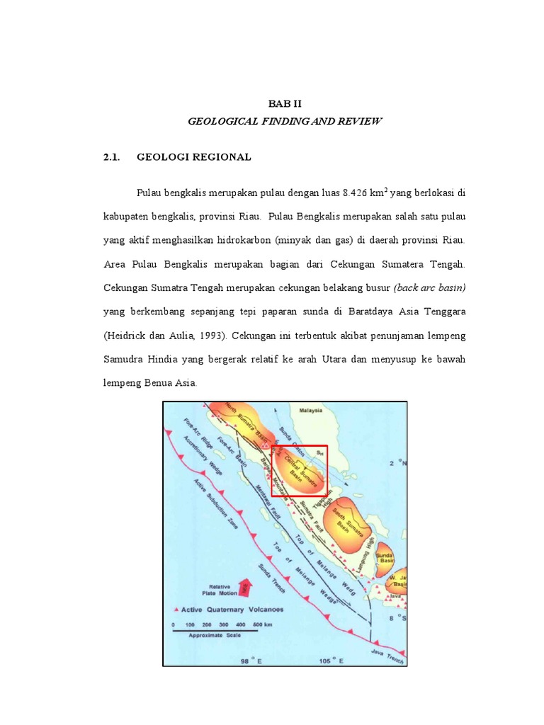 Geological Cekungan Sumatera Tengah | PDF