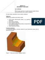 Creación de redondeos y chaflanes en piezas mecánicas