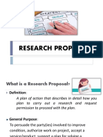 4 Research Proposal