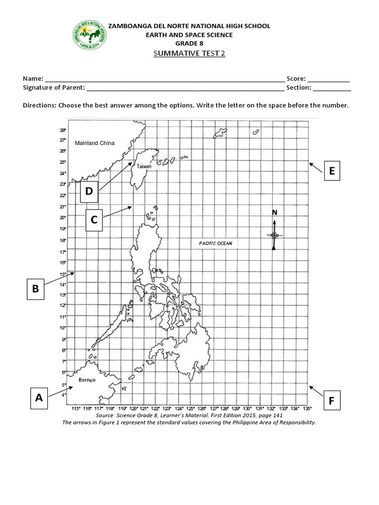 Q2 Grade8 EarthSpace SUMMATIVETEST 2 2021 | PDF | Earth Phenomena ...