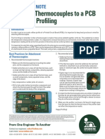 Attaching Thermocouples To A PCB For Reflow Profiling 99842 r0