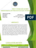 Battery Enegy Storage Based Smoothing of Photovoltaic Power