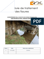 Procédure traitement des fissures indice 0