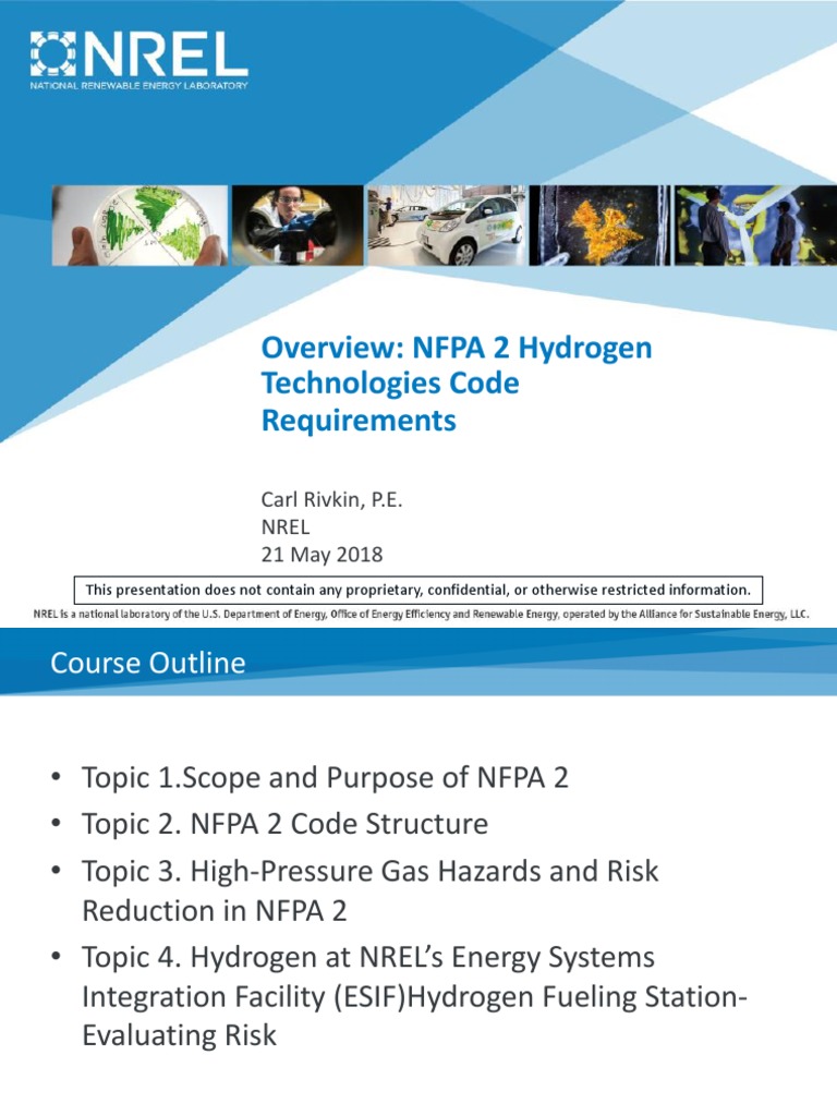 Nfpa 2 Training May2018 1 0 Pdf Liquid Hydrogen Filling Station