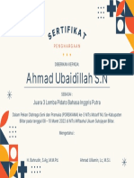 Tugas Membuat Piagam Ahmad Ubaidillah Sukron Naim X12 - 01
