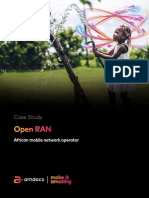 Open RAN: Case Study