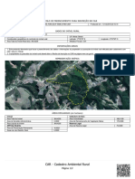 Protocolo preenchimento inscrição CAR imóvel rural Fazenda Acode Chuva MG