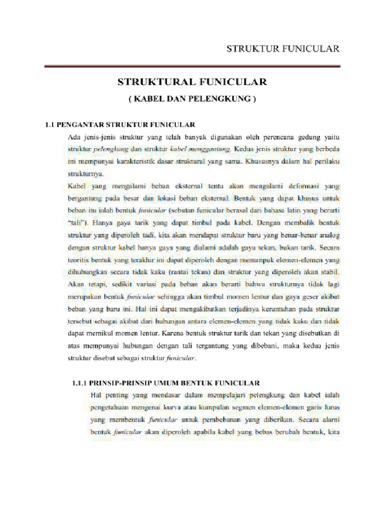 1A STRUKTURAL FUNICULAR - Compressed | PDF