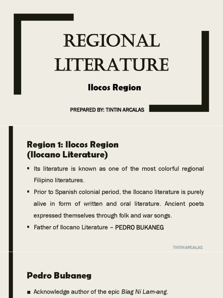 Ilocano Literature | PDF | Philippines