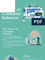 The Theoryof Consumer Behavior: Applied Economics 12