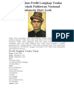 Biografi Dan Profil Lengkap Teuku Umar Tokoh