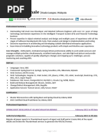 Resume - Vidya Dhumale - 11+ Years - J2EE - Developer