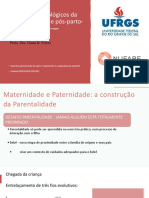 Aula Sobre Aspectos Psicossociais Do Parto e Nascimento e A Segurança Do Paciente - Giana Frizzo