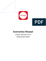 Idiskk 32gb 64gb 128gb USB Flash Drive Instruction Manual EN
