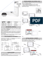 Geca Polo 24 Wall Mounted Electronic Chronothermostat Instructions Manual IT