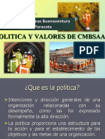 Política y Valores de CMBSAA 2014