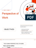 Human Perspective of Work 